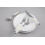 Jubilee White 16-Piece Stainless Steel Flatware Set 5