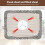 Bed Sheet Holder Straps – Adjustable Elastic Fasteners with Iron Clips, Extra Strong 4 Pack, Compatible with All Beds 3