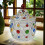 Glass Candy Jar with Lid – Round, Vibrant Coloured, Hand 4