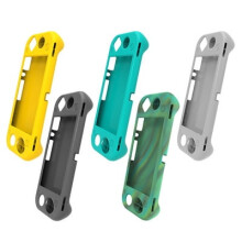 Kompatibel mit Nintendo Switch Lite: Silikonhülle mit ergonomischen Griffen, weiche Ganzkörperabdeckung, rutschfest und stoßfest