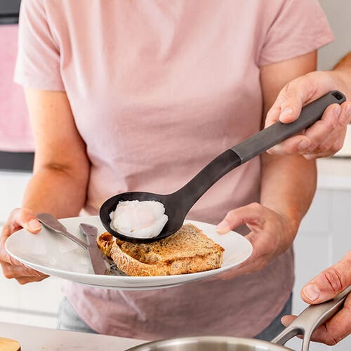 KitchenAid KitchenAid Classic Slotted Spoon Charcoal Grey 2