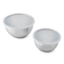 KitchenAid Set of 2 Stainless Steel Mixing Bowls