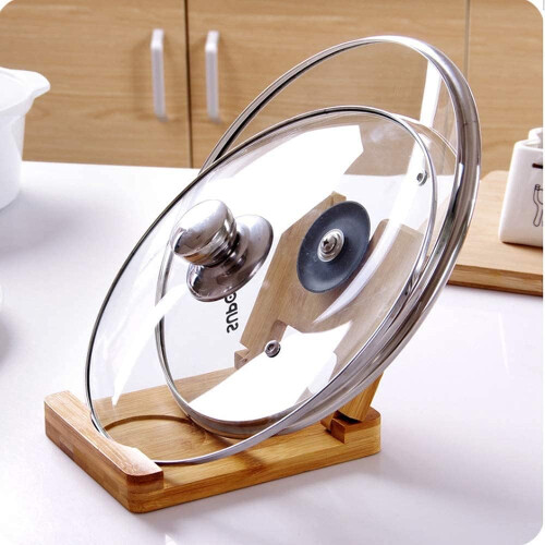 Foldable Spoon Rest and Lid Holder with Drain Design for SpaceSaving Kitchen Organization 1