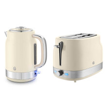 Swan Retro Revive Cream Jug Kettle & 2 Slot Toaster Set