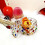 Glass Candy Jar with Lid – Round, Vibrant Coloured, Hand 5