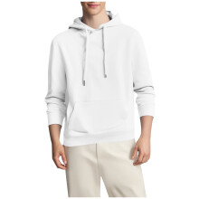 Sweat à capuche en polaire douce pour homme - Sweat-shirt chaud à manches longues, couleur unie, avec poches, idéal pour les activités de plein