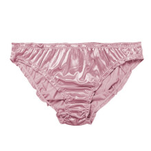 Lenjerie intimă sexy pentru femei, chiloți fără cusături din mătase congelată, cu atingere mătăsoasă, roz