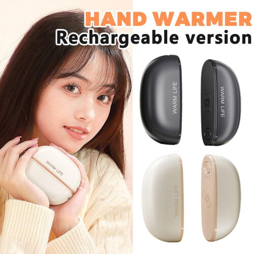 Magnetic Rechargeable Hand Warmer， 2-in-1Detachable， Double-Sided Heating65C， Power Bank Function 2