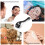 Derma Roller με 540 μικροβελόνες τιτανίου για πρόσωπο, σώμα, μαλλιά και ανάπτυξη 7
