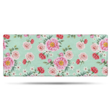 Alfombra de baño Pioneer Flower Floral antideslizante de microfibra
