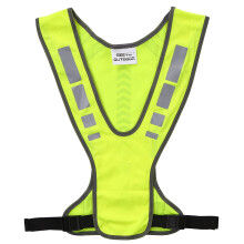 Warnweste, Sicherheitsweste für Outdoor-Sportarten, Laufen, Radfahren, reflektierende Weste mit Tasche