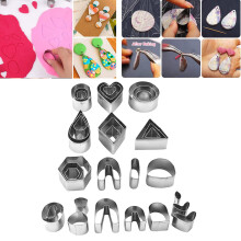 33-teiliges Starterset aus Polymer Clay / Handgefertigt aus Edelstahl / Ausstecher für Mini-Formen / Für Küche, selbstgemachtes Backen, Kekse,