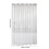 Clear Plastic Shower Curtain Liner with Magnetic Bottom and 3
