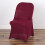 BalsaCircle6Burgundy Spandex Stretchable Folding Solid Chair Covers Slipcovers Wedding decorations 2