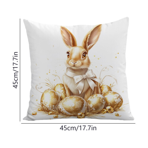 Față de pernă decorativă de Paște, 45x45 cm 2