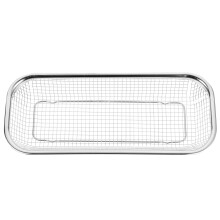 Cesta de drenaje de acero inoxidable para lavavajillas, organizador de cubiertos (31 x 13,8 x 4,3 cm)