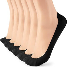 Dámské neviditelné ponožky No Show Socks Liner Ultra Low Cut Non Slip Neviditelné ponožky na balerínky