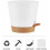 Selbstbewässernde Pflanztöpfe, weiß, 2er-Pack (23 cm) 4