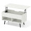 Lift-Top Coffee Table White 31.5 Inch with Hidden 1