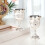 Silver Alloy Wine Goblet Unbreakable Stem Cup for Bar Picnic and Dinner 6