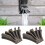 2 Pieces Gutter Downspout Diverters Down Spout Extenders for Lawn Brown 3