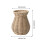 Vase en rotin tressé à la main (3 pièces) 5