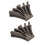 2 Pieces Gutter Downspout Diverters Down Spout Extenders for Lawn Brown 2