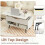 Lift-Top Coffee Table White 31.5 Inch with Hidden 2