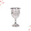 Silver Alloy Wine Goblet Unbreakable Stem Cup for Bar Picnic and Dinner 2