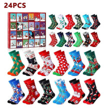 Sokken Adventskalender 24 Paar Polyester Kerst Aftelkalender