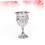 Silver Alloy Wine Goblet Unbreakable Stem Cup for Bar Picnic and Dinner 3