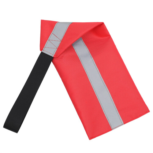 Drapeau de sécurité pour kayak et canoë, avec sangles.