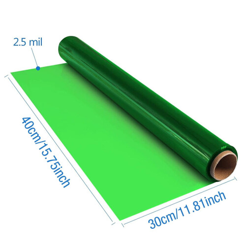 Presentpappersrulle Grön Tjock Plast Hobby Presentpapper 2