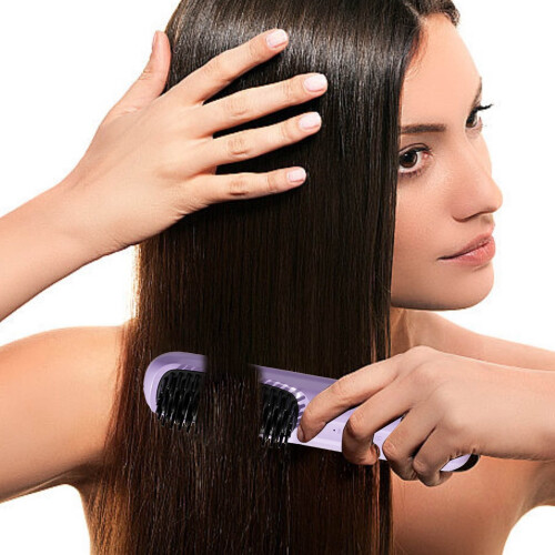 Spazzola lisciante per capelli anti-crespo 2