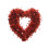 Hartvormige Valentijnsslinger 35 cm, rood 2