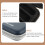 Black EVA Shockproof Harmonica Case for 10-Hole Harmonica 6