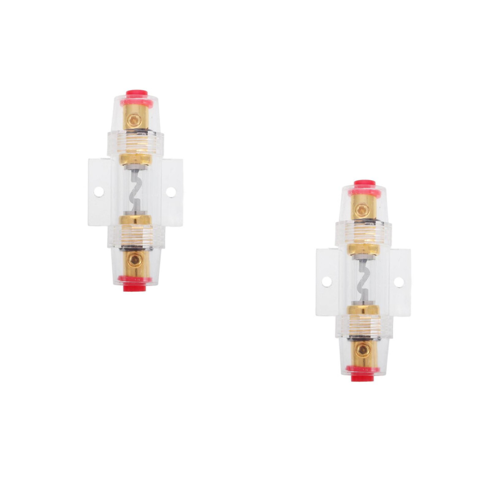 2Pcs Car Audio Fuse Holder 80A Car Stereo Fuse Holder Car Audio Power Fuse Holder Car Fuse Stereo Fuse Slot For Automotive Audio Systems 9418476391637