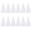 Small Craft Cones Polystyrene White Foam 12Pcs 5.7x2.8x2.8in 1