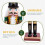 Festival Nutcracker Christmas Tableware Multi 1Set 12X3X2.6in Wood Ornament 6