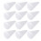 Small Craft Cones Polystyrene White Foam 12Pcs 5.7x2.8x2.8in 4