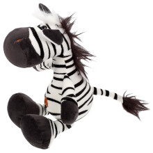 Decorative Stuffed Toy Adorable Zebra Toy Realistic Plush Zebra Toy Kids Accessory