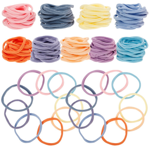 180pcs Potholder Weaving Loom Multicolored Elastic Bands for DIY 1