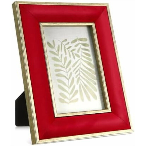 Red Velvet Photo Frame Gold Edge 4x6 2pcs