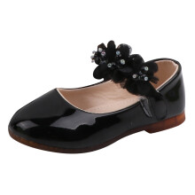 Zapatos de fiesta para niñas, zapatos de princesa, zapatos de encaje para niñas pequeñas, zapatos de baile de cuero para bebés, talla 5, zapatos