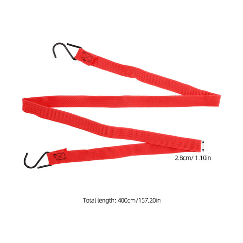 Worgeous1Set Κορδόνια Bungee με Γάντζους Carabiner για Δέσιμο Μοτοσικλέτας 1
