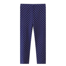 Baby Girls Leggings, Toddler Seamless Panty Soft Cotton Knit Pants for Girls Polka Dot Print Pants,2-7 Years