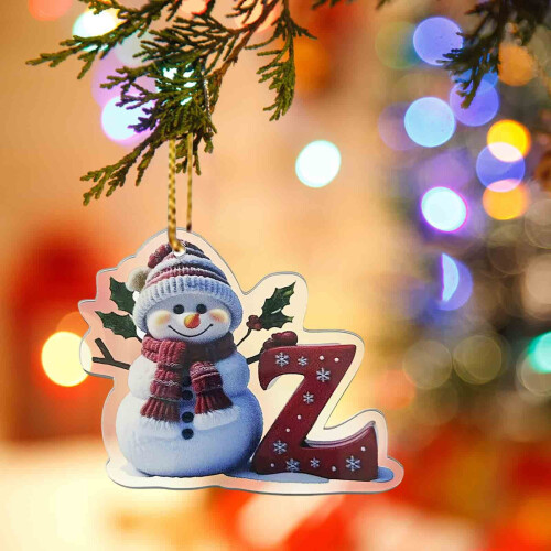 5 Personalized Christmas Letter Ornaments 2025 2