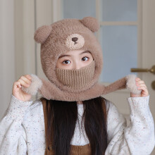 Gorro pasamontañas de forro polar de invierno para niños: máscara de esquí cálida de cara completa, calentador de cuello de forro polar suave y