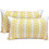 Conjunto de 2 capas de almofada de linho com bolinhas pretas, 45x45 cm (18x18 polegadas). 1