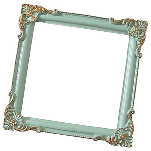 Photo Frame Decorative Wall Mounting Attractive for Tabletop Green 2